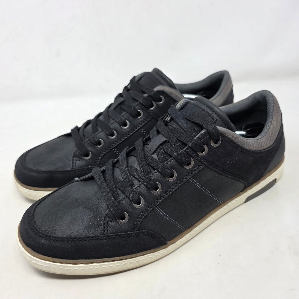 Crown Vintage Thiago Black Lace Up Casual Sneakers Men's Size 10.5
